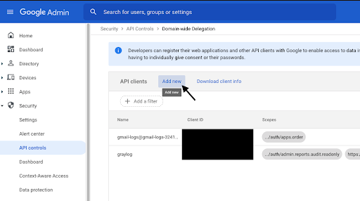 gcp-add-api-client