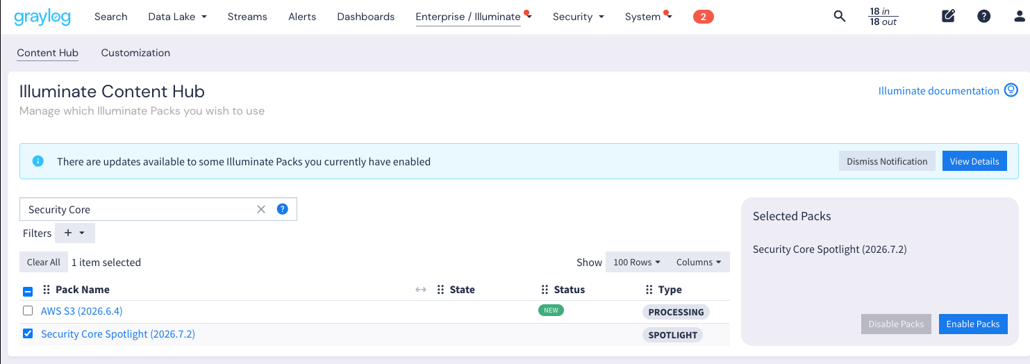 Install Security Core