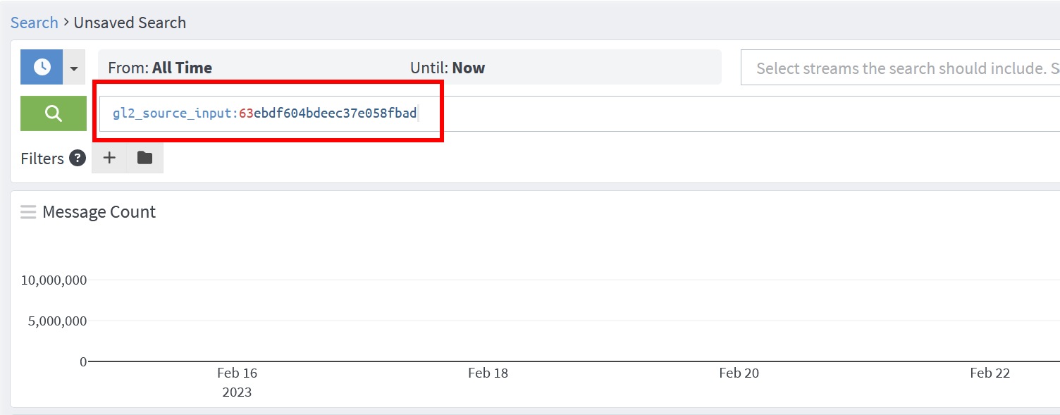 View the gl2_source_input ID for an input